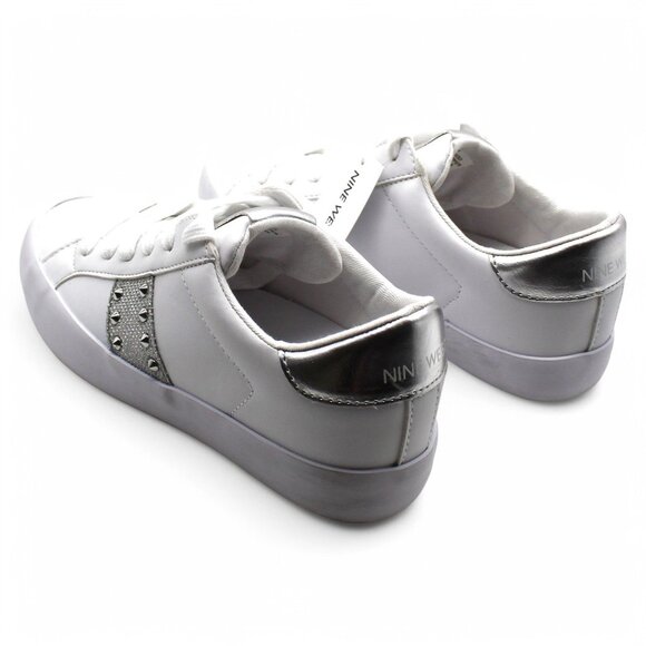 Nine West Women S Sneaks Lace-up Sneakers Women S Shoes - Picture 7 of 8